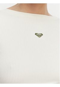 Roxy Longsleeve ERJKT04364 Biały Slim Fit. Kolor: biały. Długość rękawa: długi rękaw #5