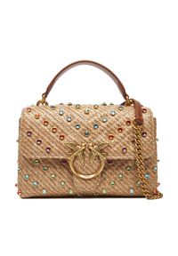 Pinko - PINKO Torebka Love Lady Puff Mini Cl PE 25 PLTT 100044 A2CG Beżowy. Kolor: beżowy