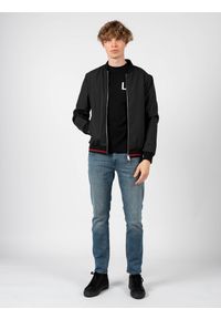 Antony Morato Kurtka Bomber | MMCO00781 FA150180 | Mężczyzna | Czarny. Okazja: na co dzień. Kolor: czarny. Materiał: skóra ekologiczna. Styl: casual #1