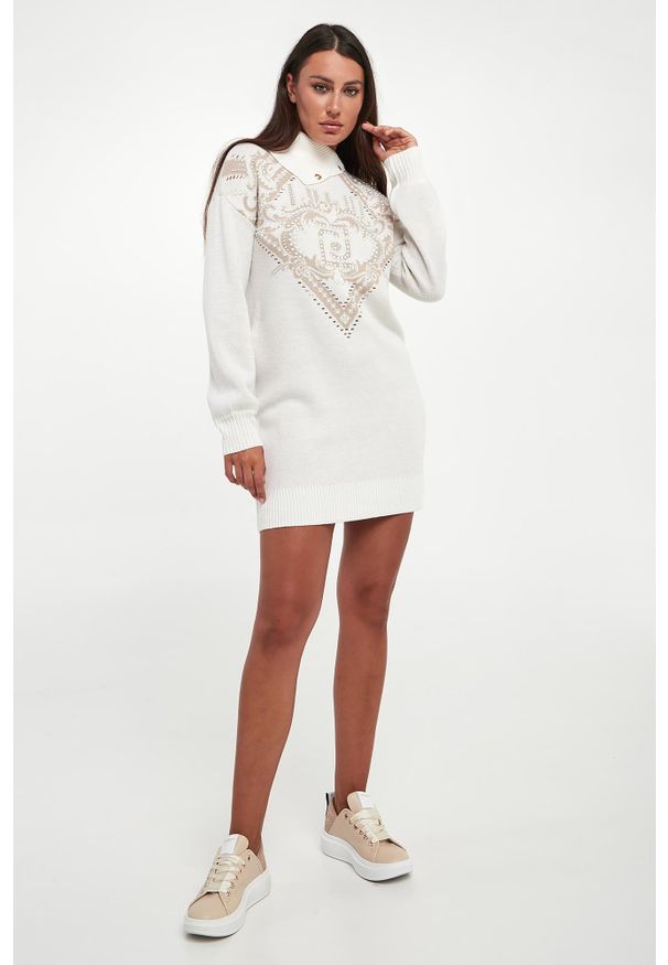 Liu Jo - Sukienka wełniana mini LIU JO. Materiał: wełna. Długość: mini