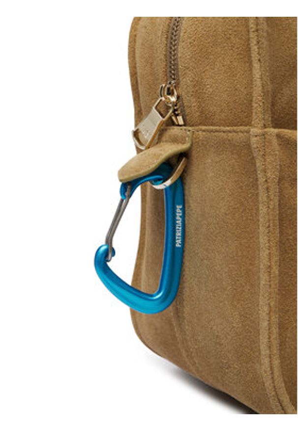 Patrizia Pepe Torebka 2B0125/L152-G626 Zielony. Kolor: zielony. Materiał: zamszowe, skórzane