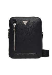 Guess Saszetka HMTOLG P5413 Czarny. Kolor: czarny. Materiał: skóra
