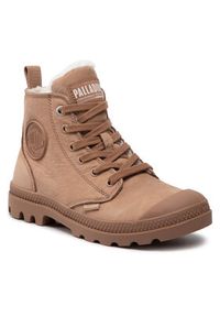 Palladium Trapery Pampa Hi Zip Wl 95982-254-M Brązowy. Kolor: brązowy. Materiał: skóra, nubuk #6