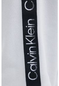 Calvin Klein Performance bluza dresowa Active Icon damska kolor szary z kapturem z aplikacją. Typ kołnierza: kaptur. Kolor: szary. Materiał: dresówka. Wzór: aplikacja