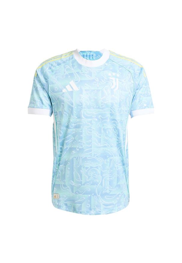 Adidas - Koszulka Juventus 25/26 Away Authentic. Kolor: niebieski. Długość: długie. Sezon: lato. Sport: piłka nożna