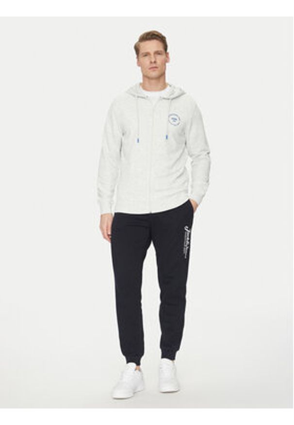 Jack & Jones Bluza Simon 12269366 Biały Standard Fit. Kolor: biały. Materiał: bawełna, syntetyk