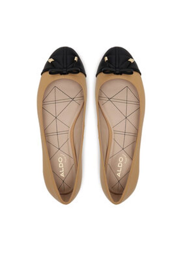Aldo Baleriny Cristella 13691118 Brązowy. Kolor: brązowy. Materiał: skóra