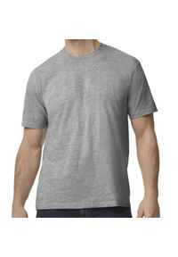 GILDAN - Koszulka Dla Dorosłych Unisex Polycotton Midweight T-shirt. Kolor: szary