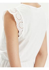 Vero Moda Sukienka letnia Emily 10305216 Biały Regular Fit. Kolor: biały. Materiał: bawełna. Sezon: lato #5