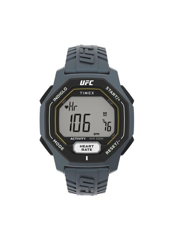 Timex Zegarek Ufc SparK TW2V83900 Szary. Kolor: szary