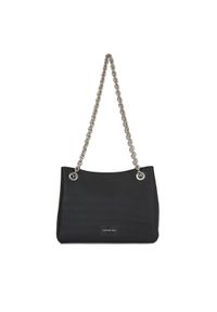 Calvin Klein Jeans Torebka Sculpted Shoulder Bag24 Chain K60K611185 Czarny. Kolor: czarny #1