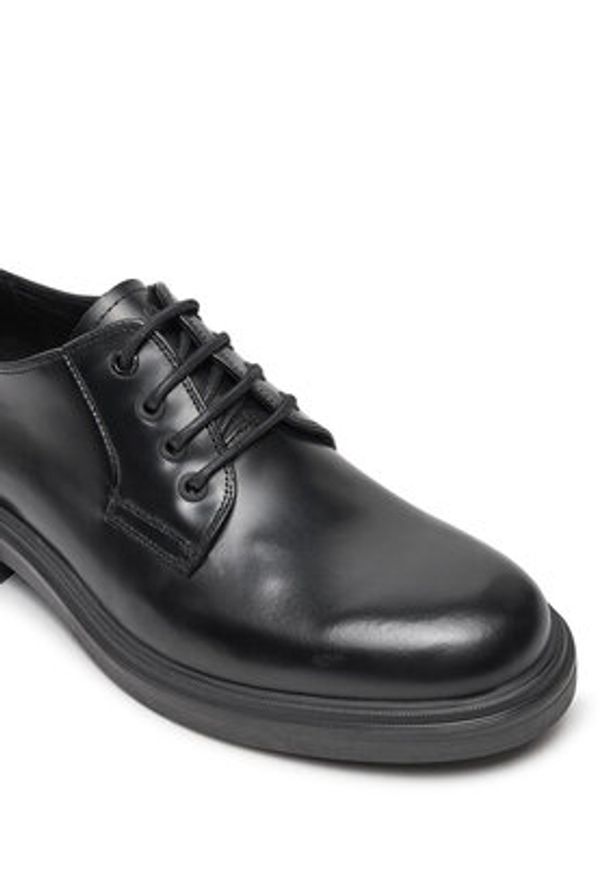 Calvin Klein Półbuty Postman Derby HM0HM01837 Czarny. Kolor: czarny. Materiał: skóra