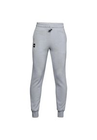 Spodnie dresowe chłopięce Under Armour RIVAL FLEECE JOGGERS. Kolor: wielokolorowy, szary. Materiał: dresówka