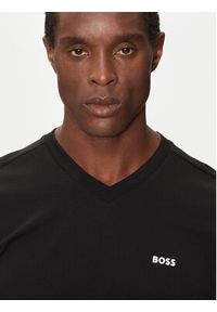 BOSS - Boss T-Shirt Tee V 50506347 Czarny Regular Fit. Kolor: czarny. Materiał: bawełna #5