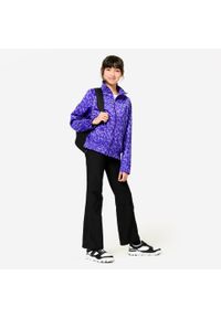Decathlon - Bluza dziecięca Domyos rozpinana. Kolor: fioletowy. Materiał: poliester, materiał #2