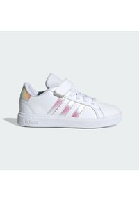 Adidas - Buty Grand Court 2.0 Kids. Kolor: biały, wielokolorowy