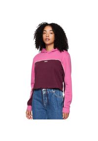 Bluza damska Fila Laagna. Kolor: czerwony, różowy, wielokolorowy. Materiał: dresówka. Długość: krótkie