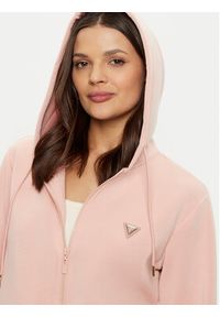 Guess Bluza V4YQ06 KCAY2 Różowy Regular Fit. Kolor: różowy. Materiał: syntetyk #3