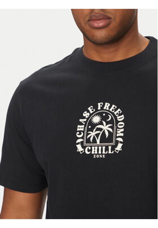 Blend T-Shirt 20718312 Czarny Regular Fit. Kolor: czarny. Materiał: bawełna