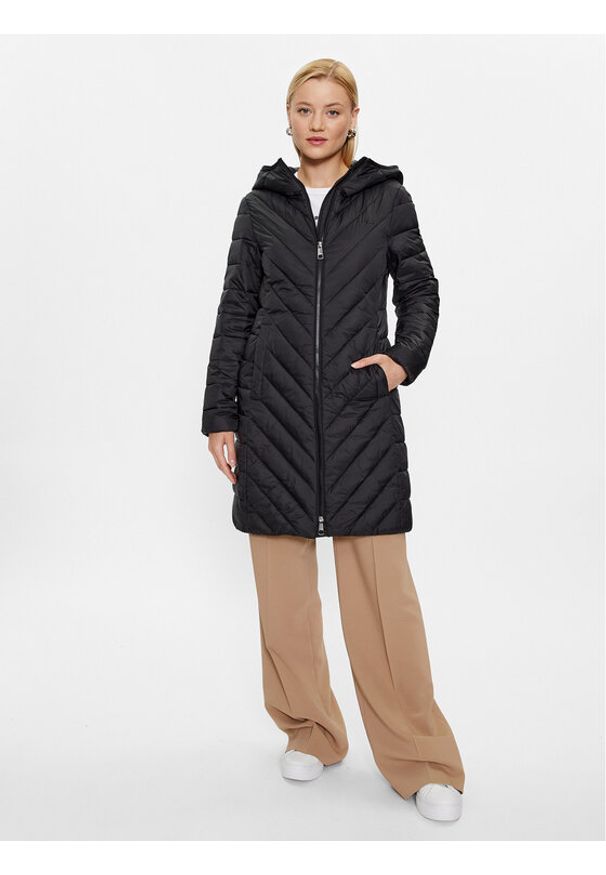 BOSS - Boss Kurtka puchowa 50494810 Czarny Regular Fit. Kolor: czarny. Materiał: syntetyk, puch