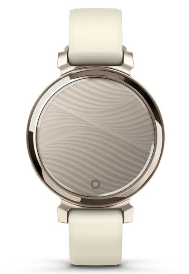 GARMIN - Garmin Lily 2 kremowo-złoty. Kolor: wielokolorowy, kremowy, złoty. Materiał: nylon, skóra. Styl: elegancki