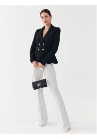 Elisabetta Franchi Spodnie materiałowe PA-009-36E2-V250 Biały Regular Fit. Kolor: biały. Materiał: materiał, syntetyk #3