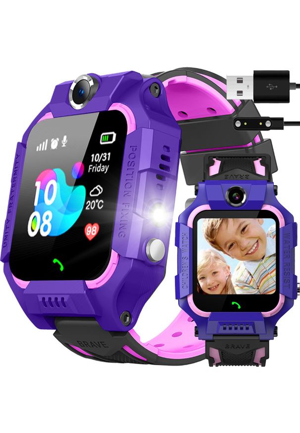 Dexxer - SMARTWATCH Y1 FIOLETOWY. Rodzaj zegarka: smartwatch. Kolor: fioletowy