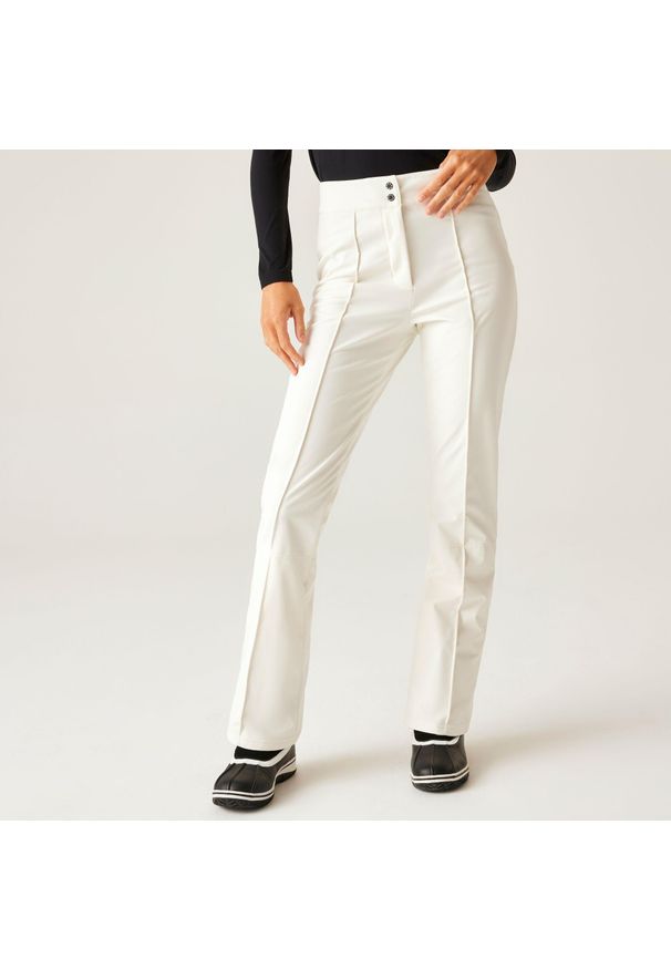 DARE 2B - Spodnie narciarskie damskie z membraną Glide Dare 2b. Kolor: biały. Materiał: softshell, materiał. Sezon: zima. Sport: narciarstwo