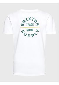 Brixton T-Shirt Oath 16410 Biały Regular Fit. Kolor: biały. Materiał: bawełna