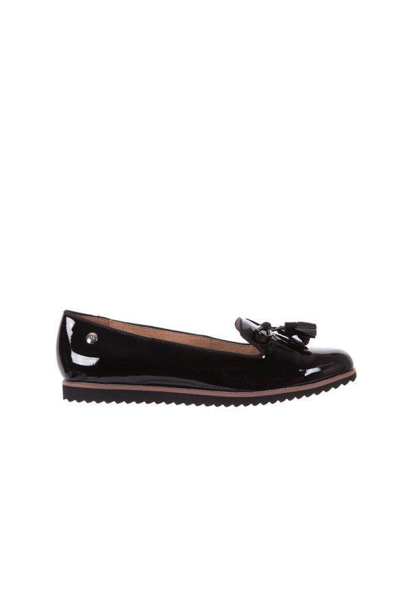 Mokasyny Bayla-018 1063-293 Black 17 018501, Czarny, Skóra naturalna - 37. Kolor: czarny. Materiał: skóra. Styl: klasyczny