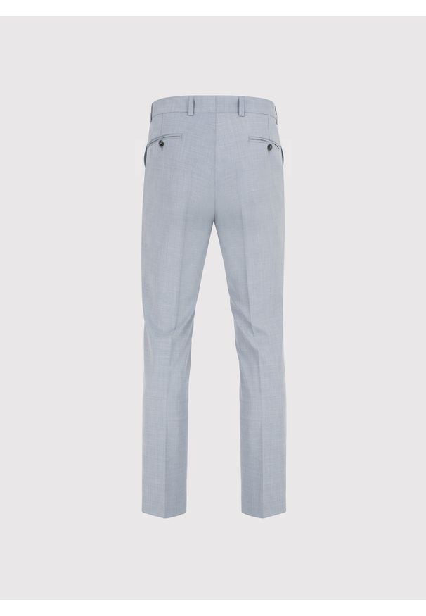 Pako Lorente - PAKO LORENTE – Szare spodnie ganiturowe. Kolor: szary. Materiał: poliester, wiskoza, elastan. Wzór: gładki. Styl: młodzieżowy, elegancki