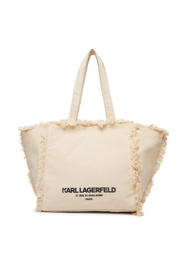 Karl Lagerfeld - KARL LAGERFELD Torebka B2W50021 Beżowy jasny. Kolor: beżowy