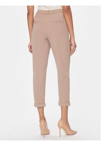 Vero Moda Chinosy Sara 10299871 Beżowy Straight Fit. Kolor: beżowy. Materiał: syntetyk #3