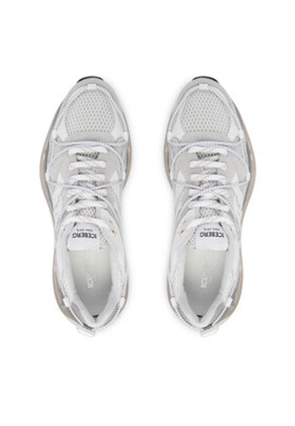 Iceberg Sneakersy Space IU185501 Biały. Kolor: biały. Materiał: skóra, zamsz