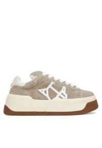 Naked Wolfe Sneakersy Sound Szary. Kolor: szary. Materiał: zamsz, skóra #1