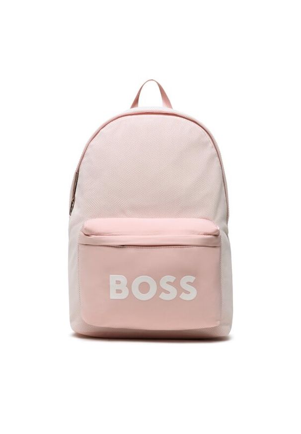 BOSS - Boss Plecak J10148 Różowy. Kolor: różowy. Materiał: materiał