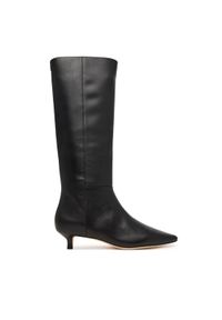 Lauren Ralph Lauren - LAUREN RALPH LAUREN Kozaki Frncsa Tl Hl Bo Tal 802P15725001 Czarny. Kolor: czarny. Materiał: skóra #1