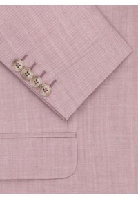 Pako Lorente - PAKO LORENTE - Rożowa marynarka garniturowa wełna. Materiał: wełna. Wzór: gładki #2