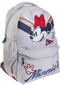 Minnie Mouse Plecak szkolny Minnie Mouse Jasnoszary (30 x 13 x 44 cm). Kolor: szary. Wzór: motyw z bajki #1