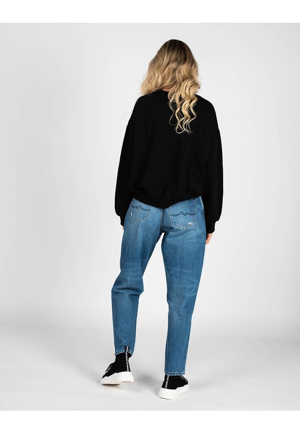 Pepe Jeans Jeansy "Baloon Fit Rachel" | PL203739HH6R | Baloon Fit Rachel | Kobieta | Niebieski. Stan: podwyższony. Kolor: niebieski. Wzór: aplikacja