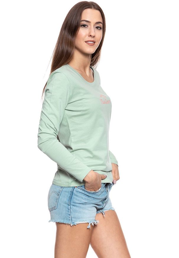 Mustang - DAMSKI LONGSLEEVE MUSTANG Anne C Print 1009865 6180. Długość rękawa: długi rękaw. Długość: długie. Wzór: nadruk