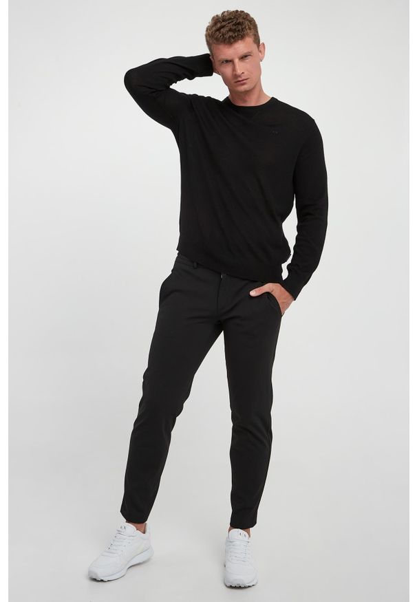 Armani Exchange - Sweter męski wełniany ARMANI EXCHANGE. Materiał: wełna