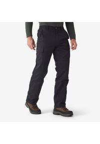 SOLOGNAC - Spodnie cargo Solognac 100 Warm. Materiał: materiał. Sport: outdoor