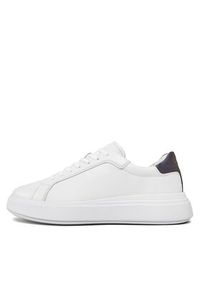 Calvin Klein Sneakersy Low Top Lace Up Pet HM0HM01288 Biały. Kolor: biały. Materiał: skóra #6