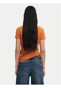 Desigual T-Shirt 25SWTK15 Pomarańczowy Regular Fit. Kolor: pomarańczowy. Materiał: bawełna #2