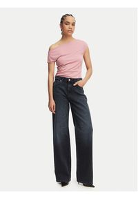 Just Cavalli Jeansy 80PAB5T2 CDWCH Granatowy Straight Fit. Kolor: niebieski #5