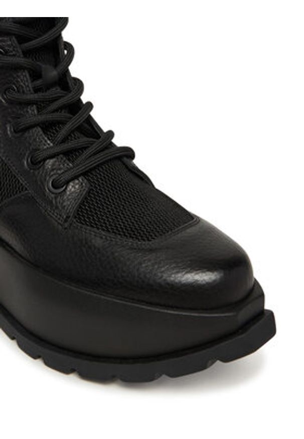 United Nude Trzewiki Roko Trooper 1096701165 Czarny. Kolor: czarny. Materiał: skóra