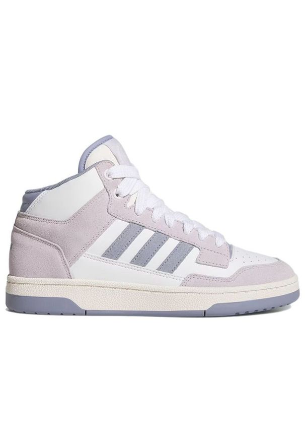 Adidas - Buty damskie adidas Sportswear Rapid Court Mid JP5873 - multikolor. Okazja: na co dzień. Wysokość cholewki: za kostkę. Kolor: wielokolorowy. Materiał: skóra, syntetyk, materiał, guma. Szerokość cholewki: normalna