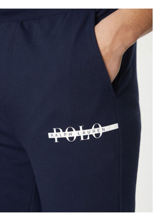 Polo Ralph Lauren Spodnie dresowe 714966108003 Granatowy Regular Fit. Kolor: niebieski. Materiał: bawełna