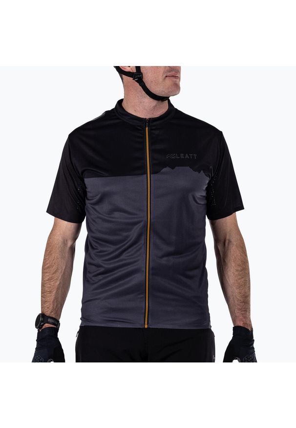 Koszulka rowerowa LEATT Jersey MTB Trail 3.0. Kolor: czarny. Materiał: jersey